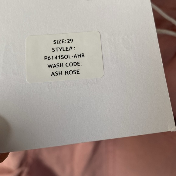 (A6) PISTOLA Tammy High Rise Trouser Short in Ash Rose High-rise, Size 29, NWT - Picture 11 of 13